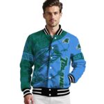 customized tulane green wave fishing rod blue jacket best selling