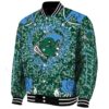 customized tulane green wave heart explosion green jacket best selling