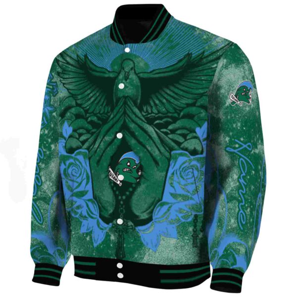customized tulane green wave praying hands green jacket best selling