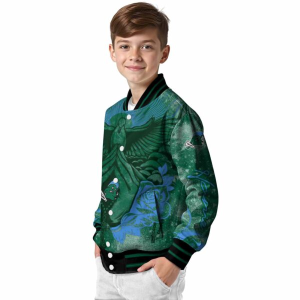 customized tulane green wave praying hands green jacket trendy