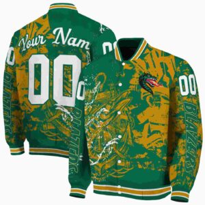 customized uab blazers fishing art green jacket fashion forward