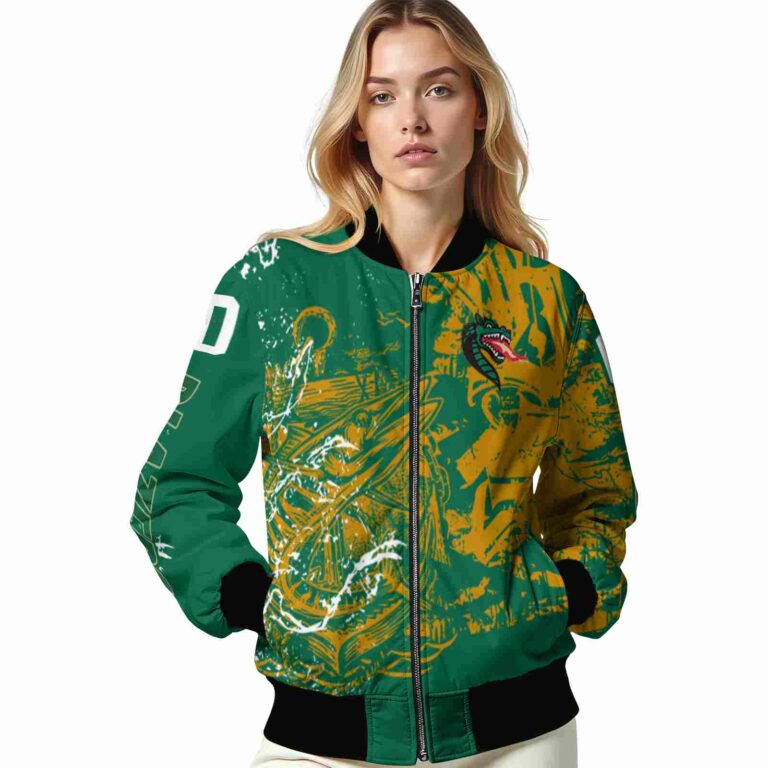 customized uab blazers fishing art green jacket latest model
