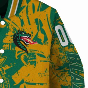 customized uab blazers fishing art green jacket premium grade