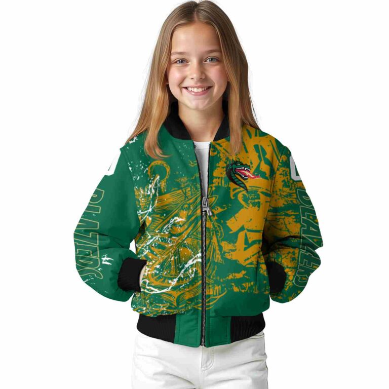customized uab blazers fishing art green jacket top rated