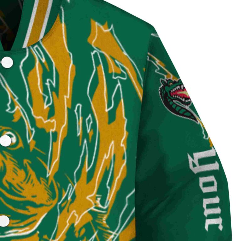 customized uab blazers fishing passion green white jacket premium grade