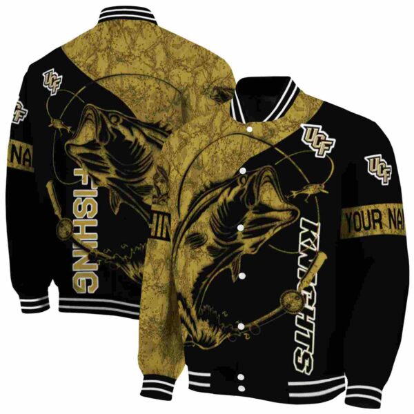 customized ucf knights fishing rod black jacket fashion forward