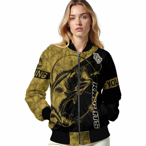 customized ucf knights fishing rod black jacket latest model