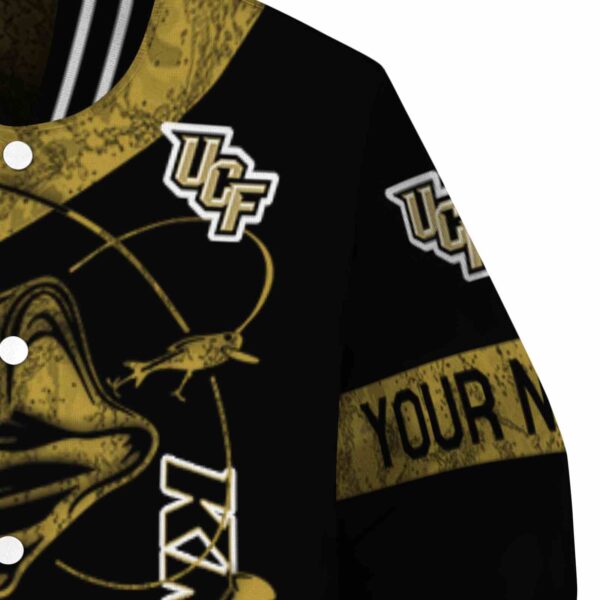 customized ucf knights fishing rod black jacket premium grade