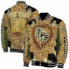 customized ucf knights heart explosion gold jacket fashion forward