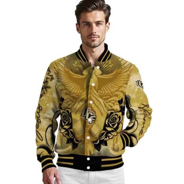 customized ucf knights praying hands gold jacket high quality