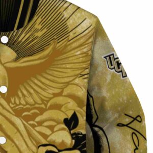 customized ucf knights praying hands gold jacket premium grade