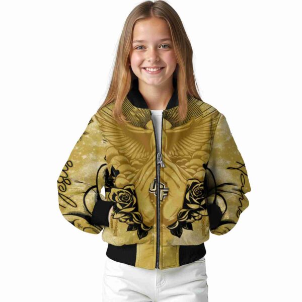 customized ucf knights praying hands gold jacket top rated