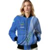 customized ucla bruins wave patterns blue jacket latest model