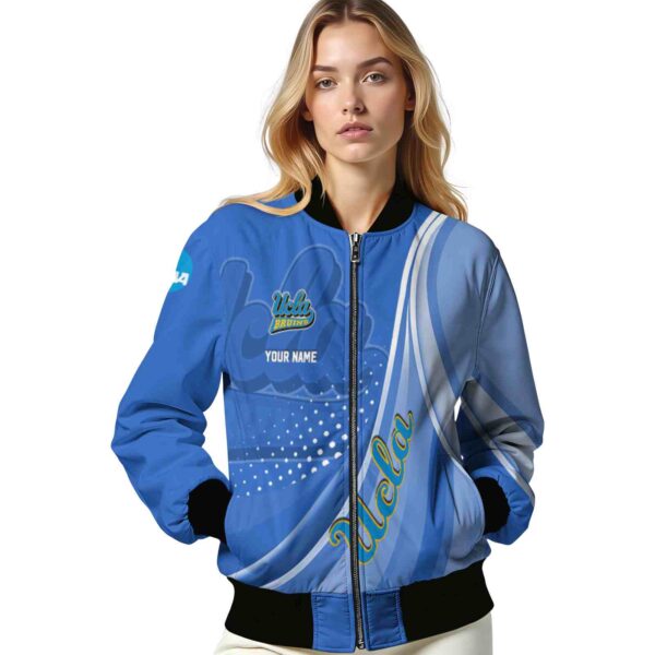 customized ucla bruins wave patterns blue jacket latest model