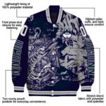 customized uconn huskies fishing art blue jacket best selling