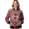 customized umass minutemen heart explosion red jacket latest model