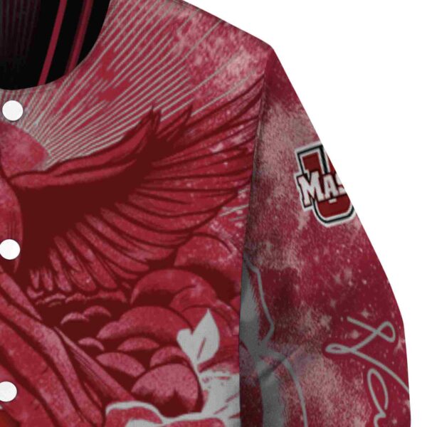 customized umass minutemen praying hands red jacket premium grade