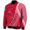 customized unlv rebels wave patterns red jacket best selling