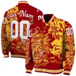 customized usc trojans fishing art red jacket best selling