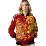 customized usc trojans fishing art red jacket best selling