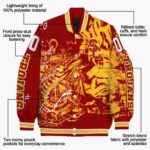 customized usc trojans fishing art red jacket best selling