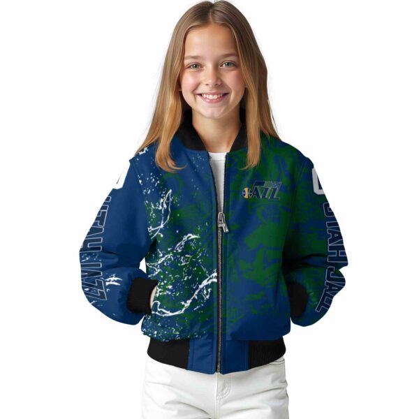 customized utah jazz fishing art navy jacket top rated