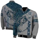 customized utah state aggies fishing rod grey jacket best selling