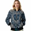 customized utah state aggies heart explosion navy jacket latest model