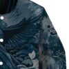 customized utah state aggies praying hands navy jacket premium grade