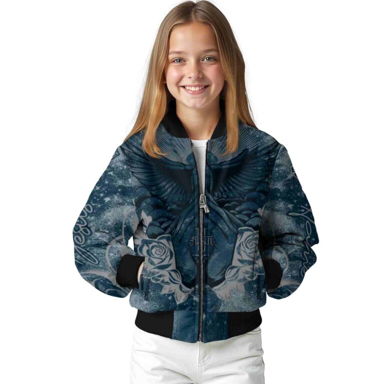customized utah state aggies praying hands navy jacket top rated