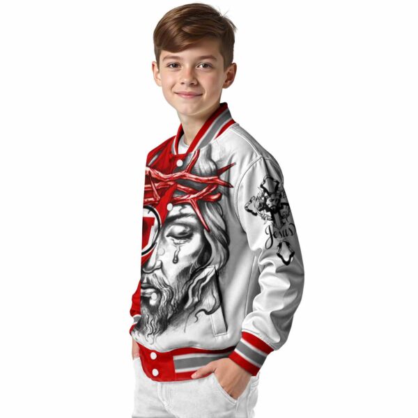 customized utah utes jesus tears red white jacket trendy
