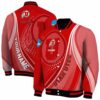 customized utah utes wave patterns red jacket fashion forward