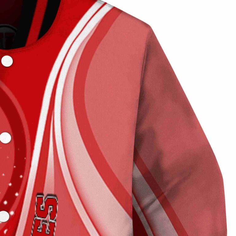 customized utah utes wave patterns red jacket premium grade