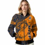 customized utep miners fishing rod orange jacket best selling
