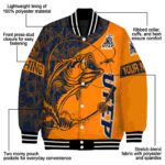 customized utep miners fishing rod orange jacket best selling