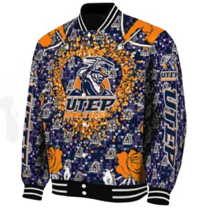 customized utep miners heart explosion blue jacket best selling