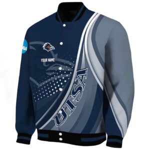 customized utsa roadrunners wave patterns orange jacket best selling