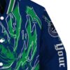 customized vancouver canucks fishing passion blue white jacket premium grade