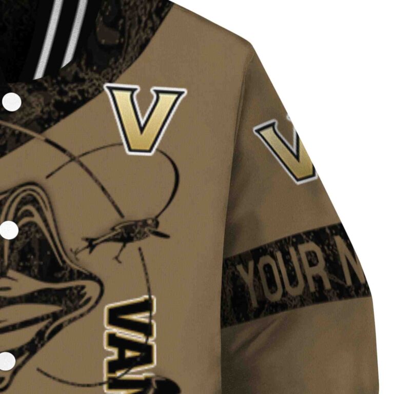 customized vanderbilt commodores fishing rod gold jacket premium grade