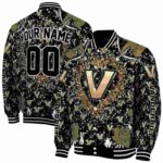 customized vanderbilt commodores heart explosion black jacket best selling