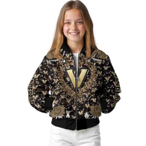 customized vanderbilt commodores heart explosion black jacket top rated