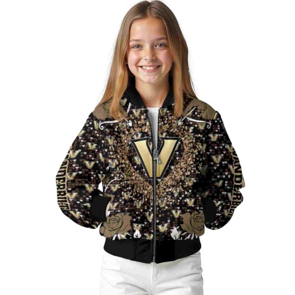 customized vanderbilt commodores heart explosion black jacket top rated