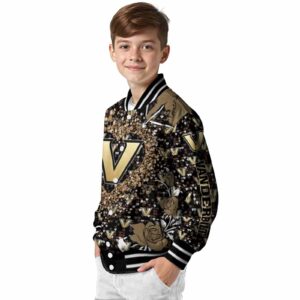 customized vanderbilt commodores heart explosion black jacket trendy