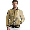 customized vegas golden knights wave patterns tan jacket high quality