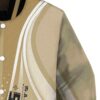 customized vegas golden knights wave patterns tan jacket premium grade