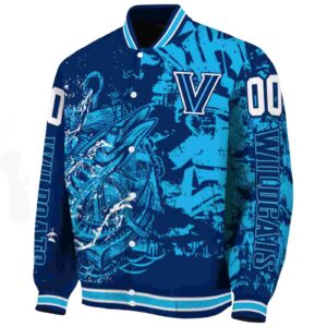 customized villanova wildcats fishing art navy jacket best selling