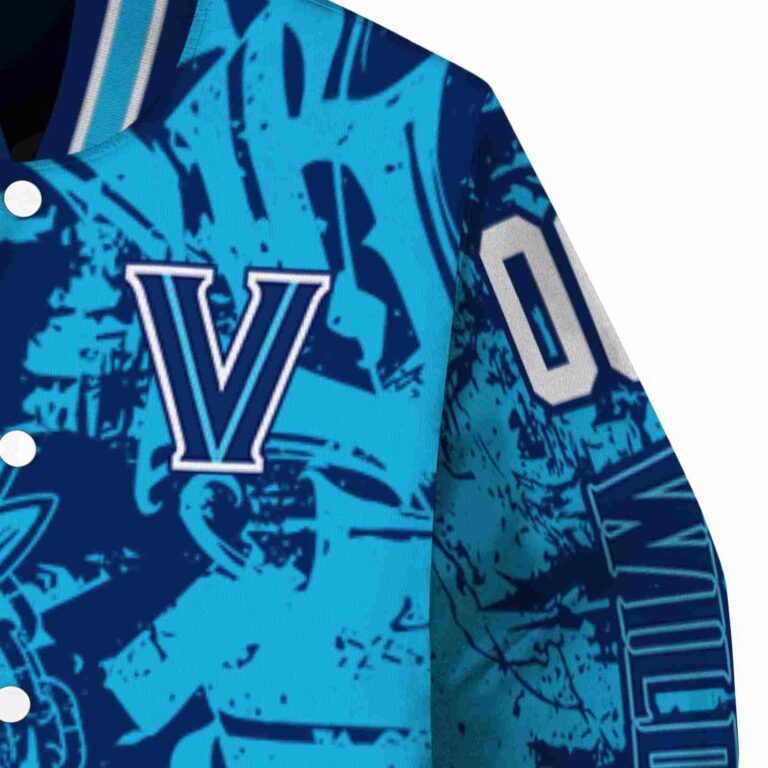customized villanova wildcats fishing art navy jacket premium grade