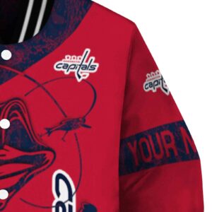 customized washington capitals fishing rod red jacket premium grade