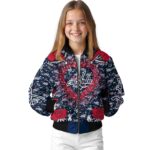 customized washington capitals heart explosion blue jacket best selling