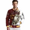 customized washington commanders jesus tears burgundy white jacket high quality